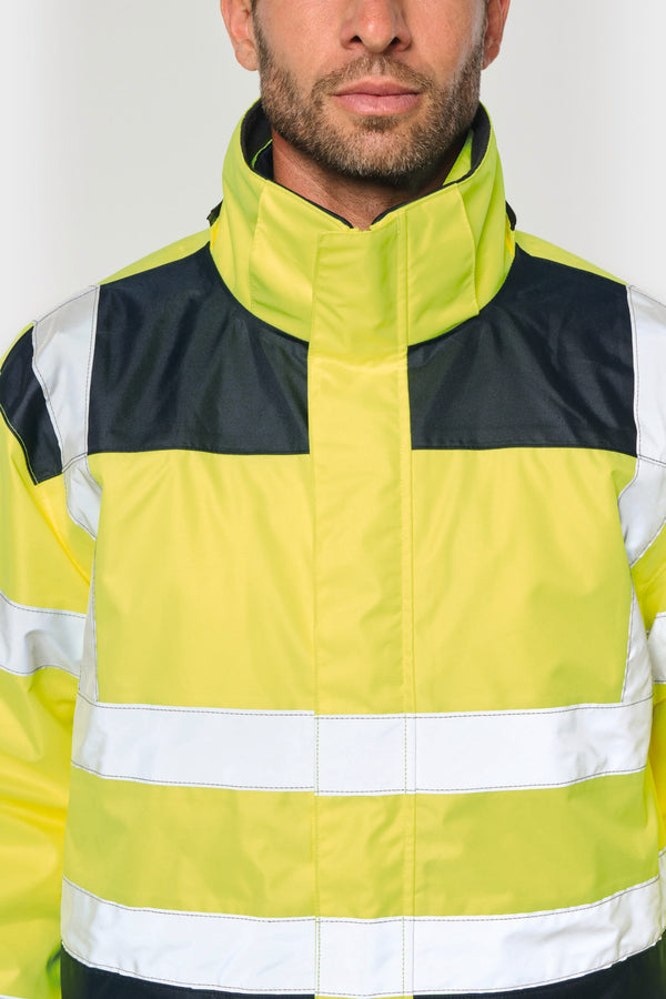 Parka de Segurança em Material Reciclado 4 em 1 Unissexo