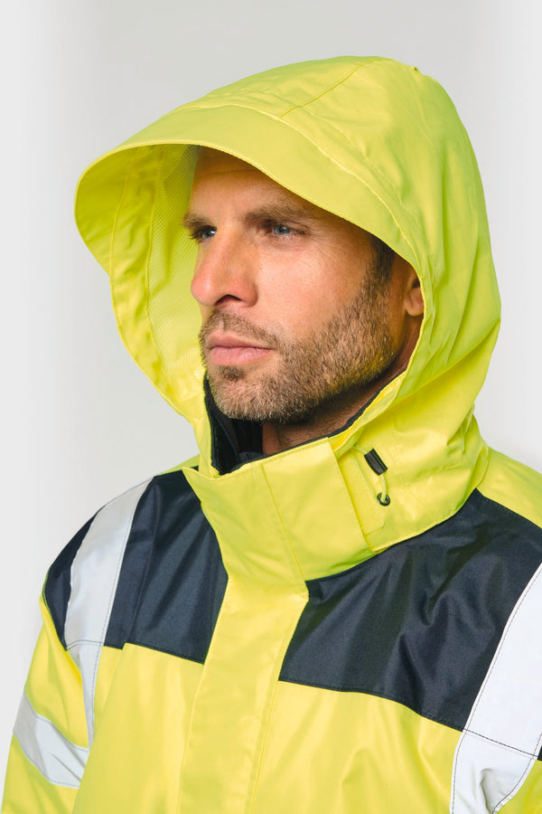 Parka de Segurança em Material Reciclado 4 em 1 Unissexo