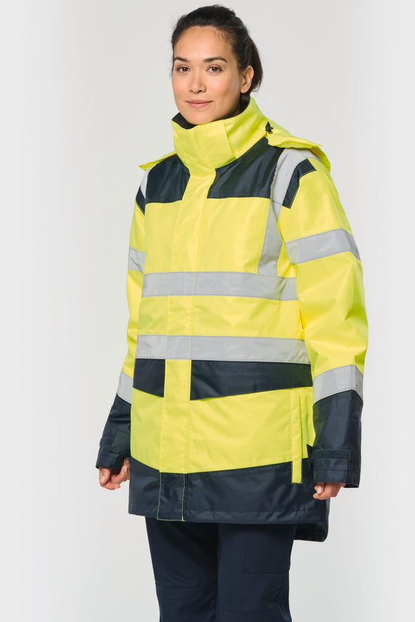 Parka de Segurança em Material Reciclado 4 em 1 Unissexo