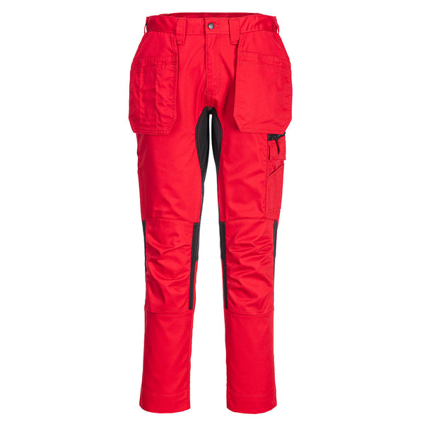 WX2 Calças de coldre elástico-Vermelho profundo-UK28" DE44 FR36 EU42-RAG-Tailors-Fardas-e-Uniformes-Vestuario-Pro