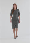 Vestido Stretch Jersey Celeste