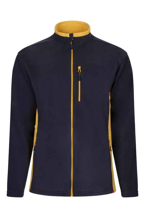 Casaco Polar Bicolor-Azul Navy/Amarelo - 61/17-XS-RAG-Tailors-Fardas-e-Uniformes-Vestuario-Pro