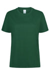 T-shirt de Mulher de Manga Curta Palm 190-Bottle Green - 602-XS-RAG-Tailors-Fardas-e-Uniformes-Vestuario-Pro