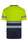 Azul Navy/amarelo Fluorescente - 61/20
