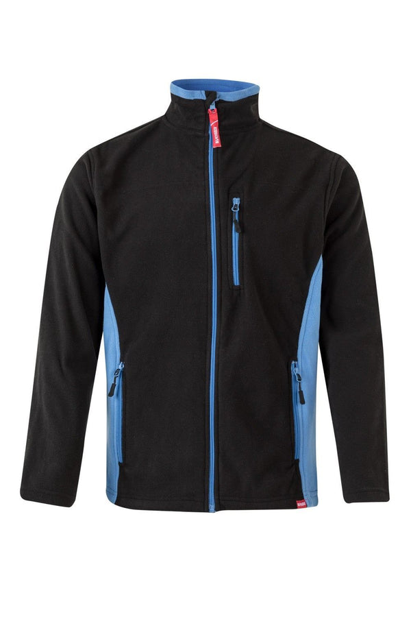 Casaco Polar Bicolor-Preto/Azul Celeste - 00/05-XS-RAG-Tailors-Fardas-e-Uniformes-Vestuario-Pro