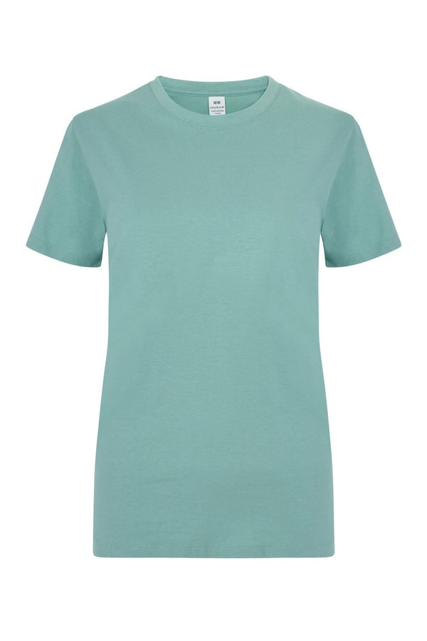 T-shirt de Mulher de Manga Curta Palm 190-Sage - 613-XS-RAG-Tailors-Fardas-e-Uniformes-Vestuario-Pro