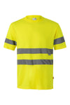 T-shirt técnica de alta visibilidade de manga curta-Amarelo Fluorescente - 20-S-RAG-Tailors-Fardas-e-Uniformes-Vestuario-Pro