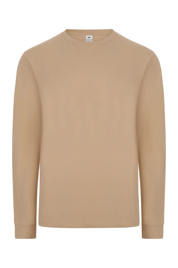 T-shirt Unissexo de Manga Comprida Palm LSL-Sand - 103-XS-RAG-Tailors-Fardas-e-Uniformes-Vestuario-Pro