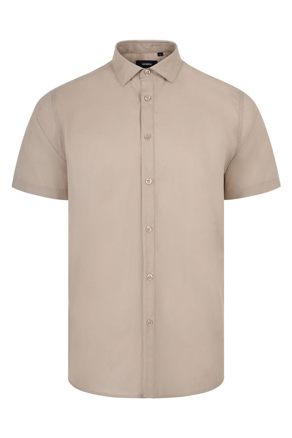 Camisa MC Homem-Bege Claro - 47-S-RAG-Tailors-Fardas-e-Uniformes-Vestuario-Pro