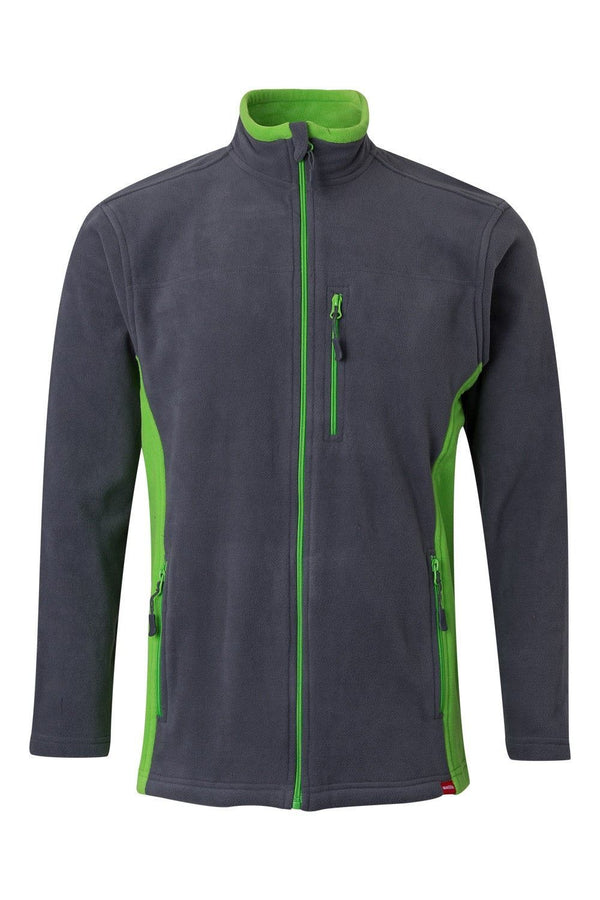 Casaco Polar Bicolor-Cinza/Verde Lima - 08/25-XS-RAG-Tailors-Fardas-e-Uniformes-Vestuario-Pro