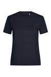 T-shirt de Manga Curta Feminina em Algodão Orgânico Coast Woman 165-Deep Navy - 512-S-RAG-Tailors-Fardas-e-Uniformes-Vestuario-Pro