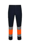 Azul Navy/laranja Fluorescente - 61/19