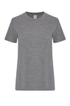 T-shirt de Mulher de Manga Curta Palm 190-Heather Grey - 202-XS-RAG-Tailors-Fardas-e-Uniformes-Vestuario-Pro
