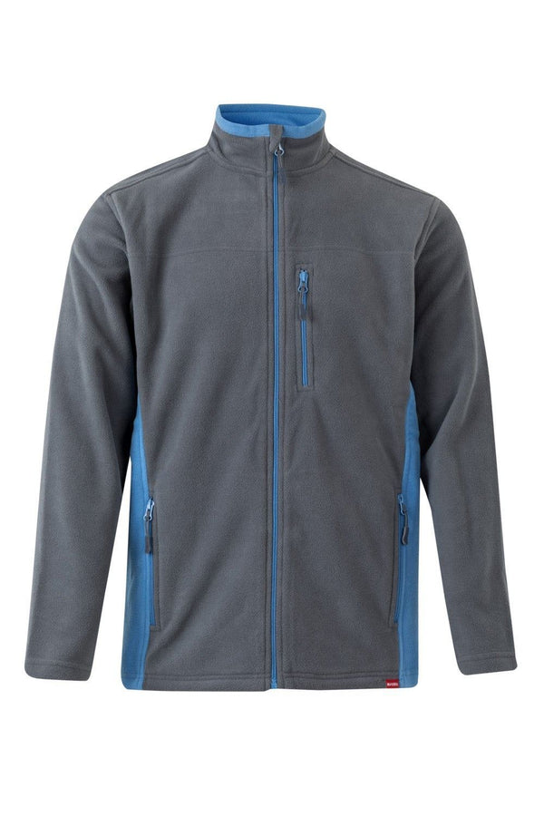 Casaco Polar Bicolor-Cinza/Azul Celeste - 08/05-XS-RAG-Tailors-Fardas-e-Uniformes-Vestuario-Pro