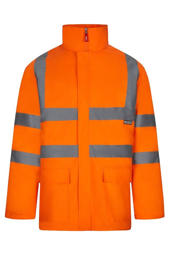 Parka 4 em 1 de Alta Visibilidade-Laranja Fluorescente - 19-S-RAG-Tailors-Fardas-e-Uniformes-Vestuario-Pro