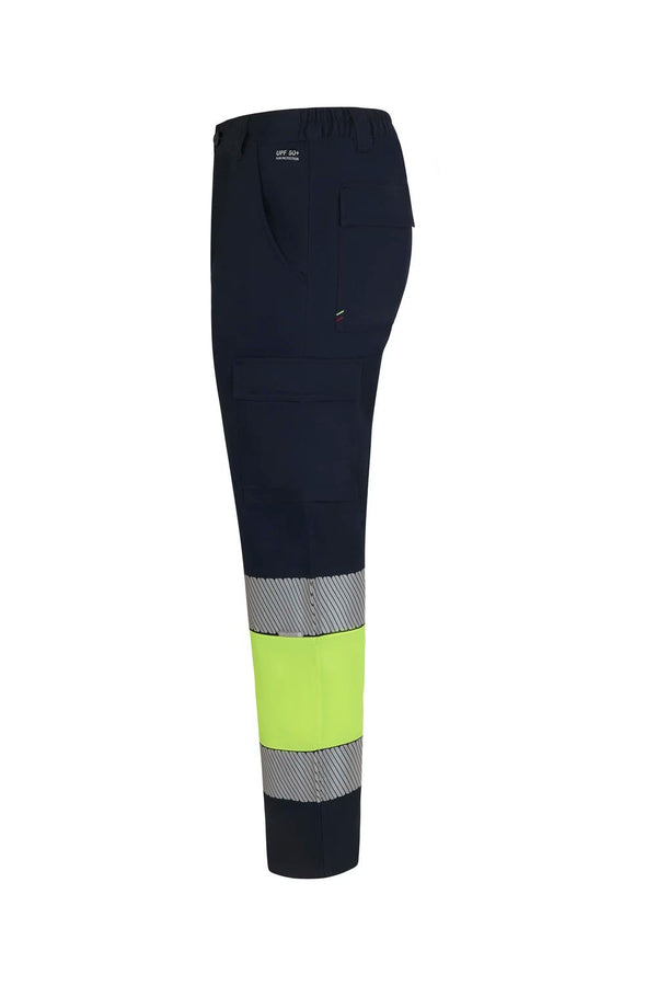 Azul Navy/amarelo Fluorescente - 61/20