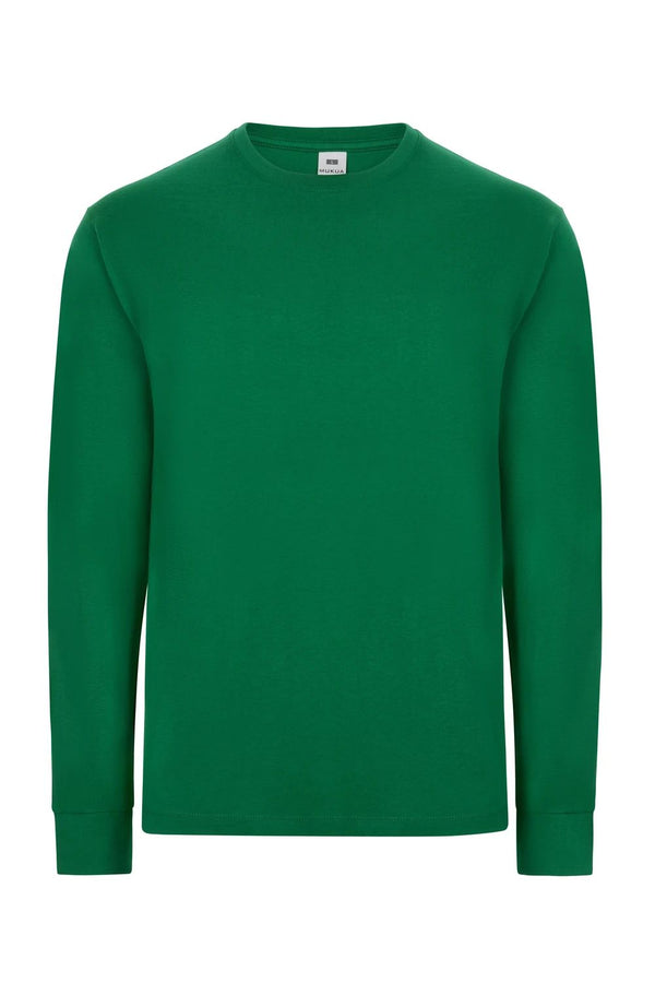 T-shirt Unissexo de Manga Comprida Palm LSL-Kelly Green - 600-XS-RAG-Tailors-Fardas-e-Uniformes-Vestuario-Pro