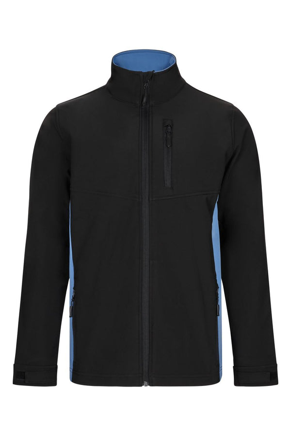 Casaco Soft Shell Total Match Indústria-Preto/azul Celeste - 00/05-XS-RAG-Tailors-Fardas-e-Uniformes-Vestuario-Pro