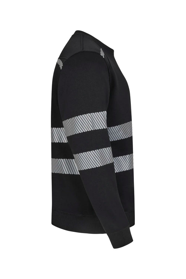 Sweatshirt com Gola Redonda e Faixas Segmentadas de Visibilidade Melhorada-RAG-Tailors-Fardas-e-Uniformes-Vestuario-Pro