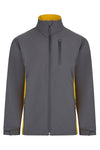 Casaco Soft Shell Total Match Indústria-Cinza/amarelo - 08/17-XS-RAG-Tailors-Fardas-e-Uniformes-Vestuario-Pro