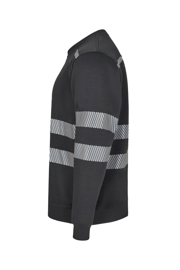 Sweatshirt com Gola Redonda e Faixas Segmentadas de Visibilidade Melhorada-RAG-Tailors-Fardas-e-Uniformes-Vestuario-Pro