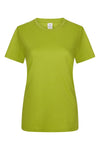 T-shirt de Mulher de Manga Curta Palm 190-Lime - 604-XS-RAG-Tailors-Fardas-e-Uniformes-Vestuario-Pro