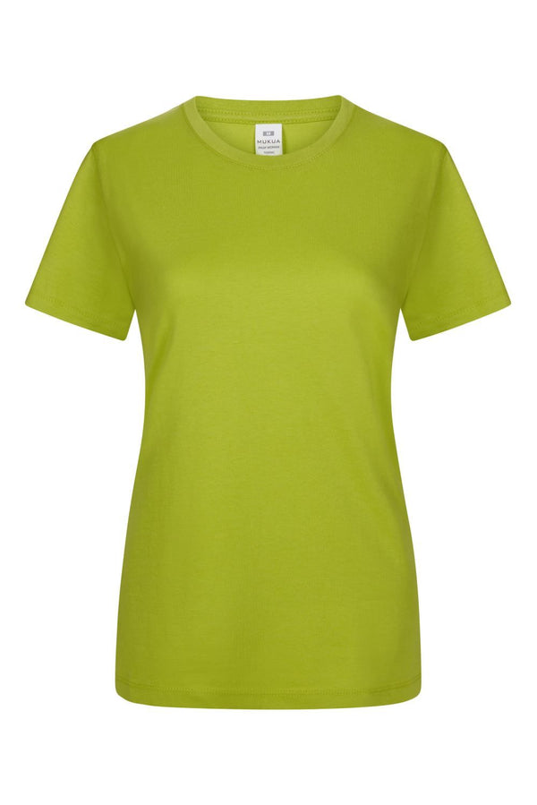 T-shirt de Mulher de Manga Curta Palm 190-Lime - 604-XS-RAG-Tailors-Fardas-e-Uniformes-Vestuario-Pro