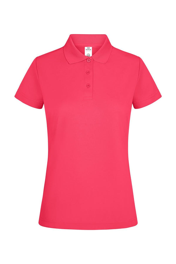 Polo de Mulher Manga Curta Técnico Bogan Woman-Fluor Coral - 417-XS-RAG-Tailors-Fardas-e-Uniformes-Vestuario-Pro