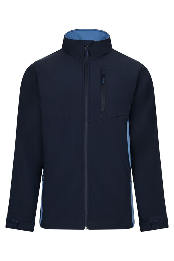 Casaco Soft Shell Total Match Indústria-Azul Navy/azul Celeste - 61/05-XS-RAG-Tailors-Fardas-e-Uniformes-Vestuario-Pro