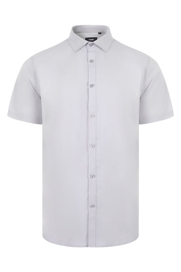 Camisa MC Homem-Cinza Gelo - 58-S-RAG-Tailors-Fardas-e-Uniformes-Vestuario-Pro